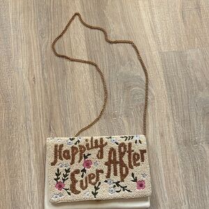 Floral Embellished Clutch Bag